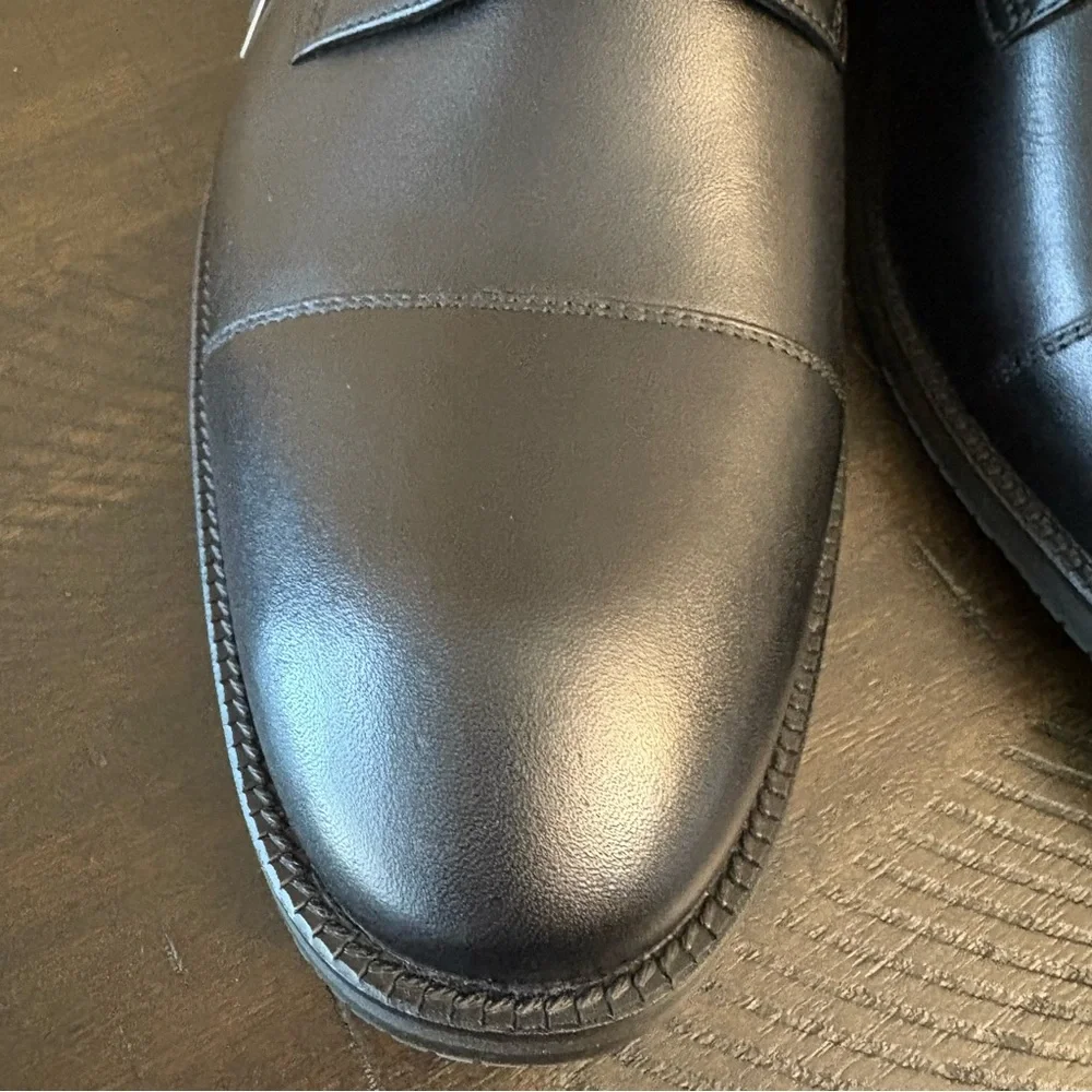 Cole Haan ME Cap Oxford Men's Size 10 Black New With Box Modern Dress Shoe